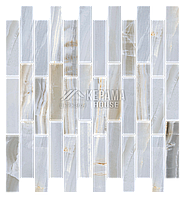 Плитка Inter Cerama Expance M03 298x320 Мозаика (Глянцевая, Серая)