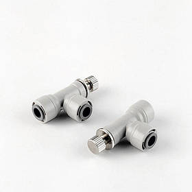 1819-A Регулятор потоку дренажу (трубка-трубка-кран) Вхід/Вихід: 1/4 дюйма х 1/4 дюйма регульований