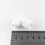 WA-ME0406 / 4me6   Фітинг кутовий (трубка 1/4 - різьба зовнішня 3/8) Organic, фото 3