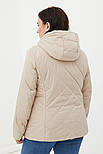 Стьобана жіноча куртка Finn Flare FBC16004-709 бежева XL, фото 4