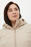 Стьобана жіноча куртка Finn Flare FBC16004-709 бежева XL, фото 5