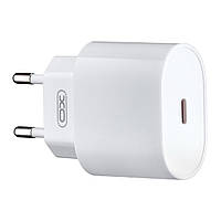 Сетевое зарядное устройство XO L81B EU PD 20W fast charger Type-c Single port White