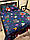 Комплект постільної білизни з дитячою тематикою Амонг Ас у синьму кольорі, фото 2