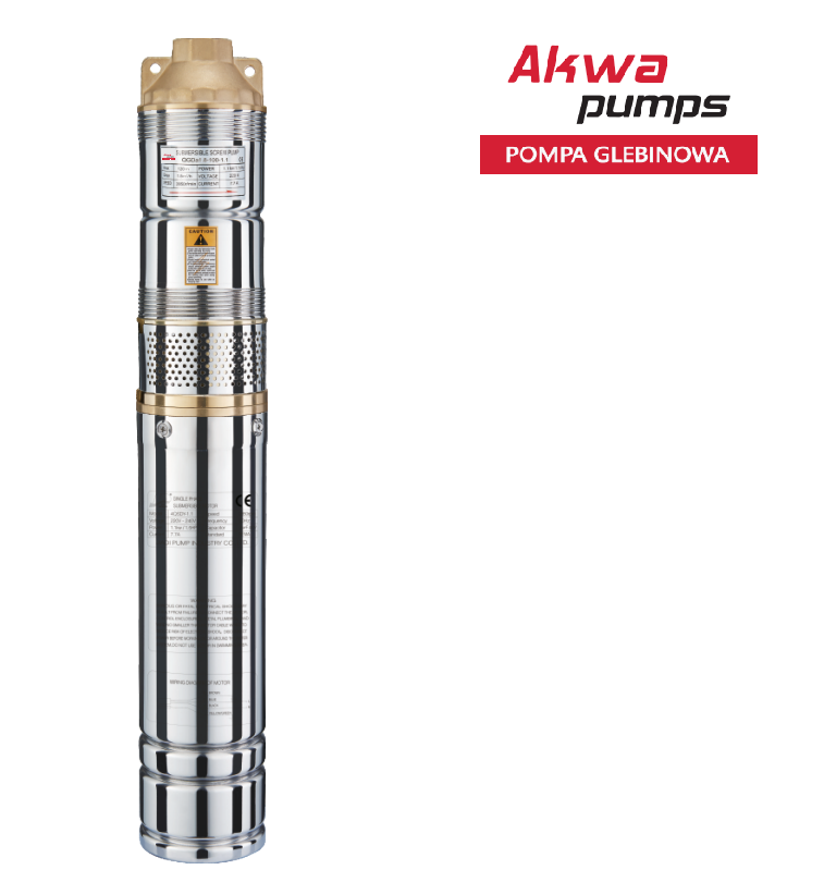 Глибинний шнековий насос Akwa Pumps QGDa 1.8-50-0.50 кВт з ПЗУ, фото 1