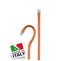 Слиновідсмоктувач стоматологічний PLUSS (Італія) – 100 шт/уп, оранжеві (зі знімним ковпачком)