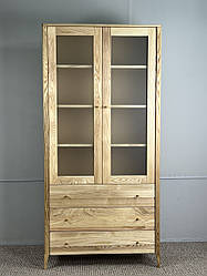 Сервант з шухлядами "Хюгге" з натурального дерева ясен