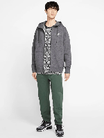 Толстовка Nike M Nsw Hoodie Fz Bb BV2645-071 S Темно-сіра (193147702682)