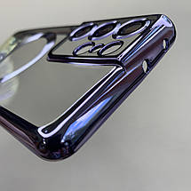 Чохол для Samsung Galaxy S21 Ultra чохол з магсейф із захистом камери на самсунг с21 ультра бузковий h3b, фото 5