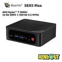 Beelink SER5 Max Mini PC AMD Ryzen 7 5800H, 16GB+500GB