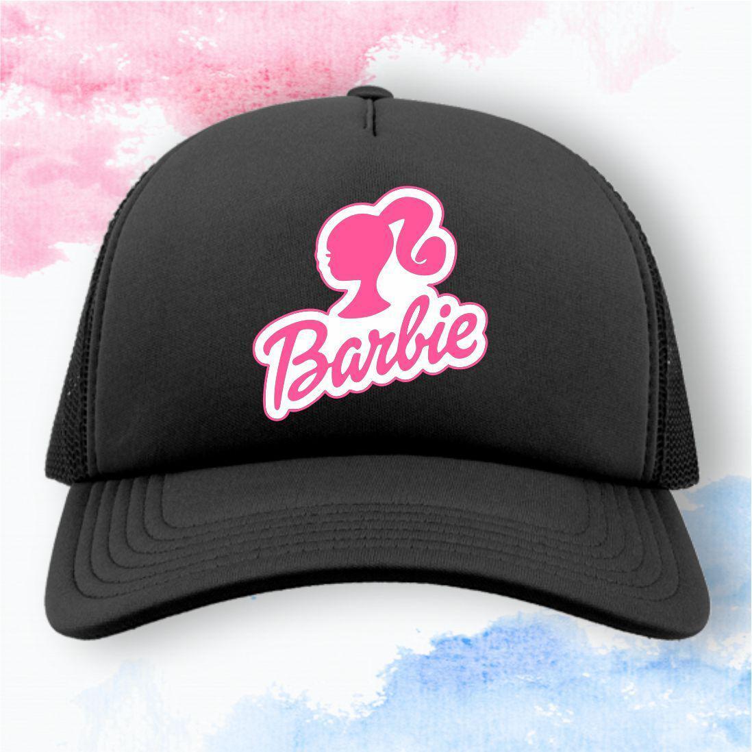 Кепка тракер "Barbie" Логотип с силуэтом - Черный