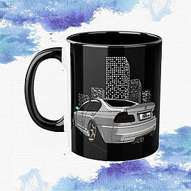Чашка "BMW" город - Черный
