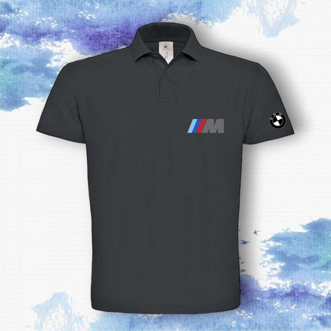Поло с принтом "BMW" motosport - Черный - S