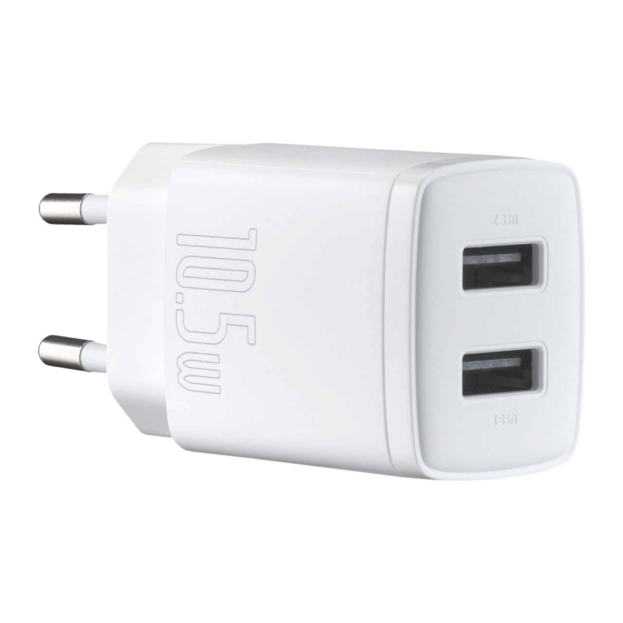 МЗП Baseus Compact Charger 2U 10.5W EU White