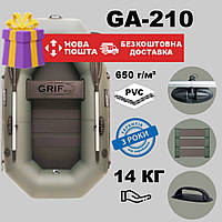 Полуторний надувний човен ПВХ Grif boat GA-210