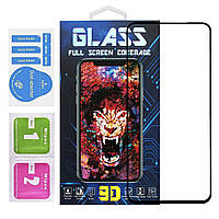 Защитное стекло Premium Glass 9D Full Glue для Google Pixel 4A Black
