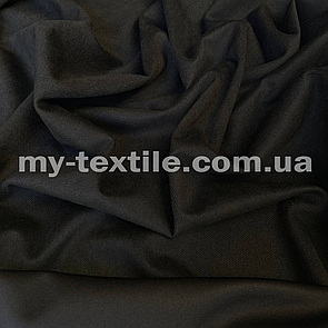 Тканина Замша діагональна Чорний