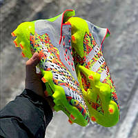 Бутсы Adidas Predator Freak + FG Lime