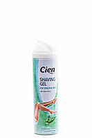 Гель для гоління для жінок Cien Shaving Gel Sensitive, Ніжність з Алое Вера, 200 мл