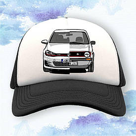 Кепка тракер "Volkswagen" Сквозь время - Белый