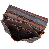 Мужской кожаный портфель, сумка для ноутбука, коричневая 7090R высокое качество