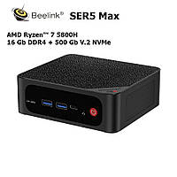Beelink SER5 Max Mini PC AMD Ryzen 7 5800H, 16GB+500GB