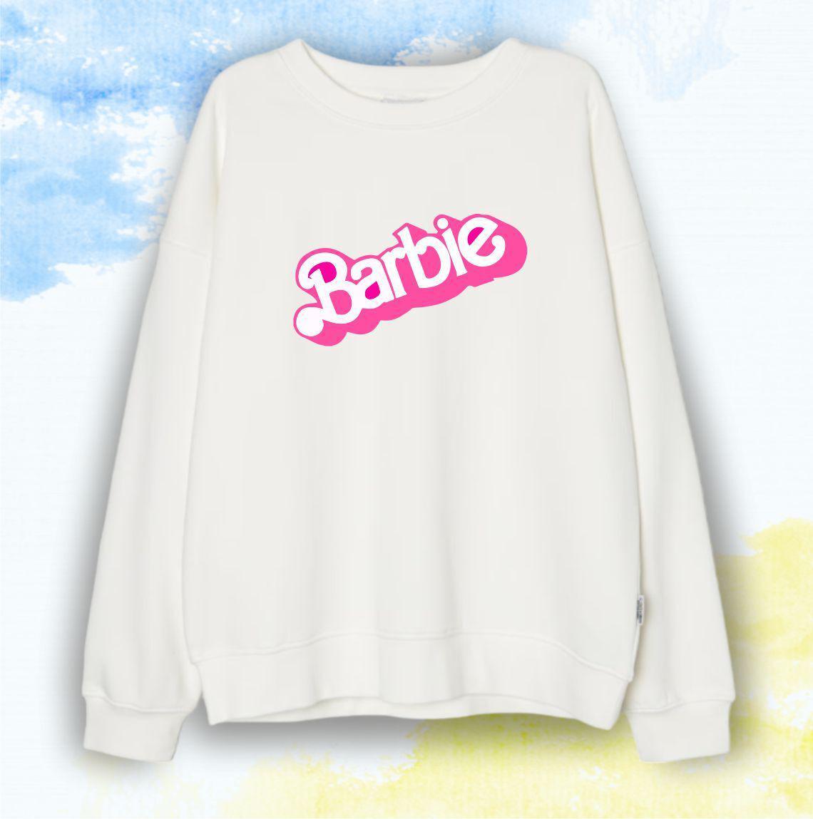Свитшот "Barbie Style" Логотип - Белый - XS