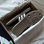 Чоловічі кросівки Адідас самба кеди Adidas Samba осінь-весна шкіряні чорні. Фото в живу. топ, фото 2