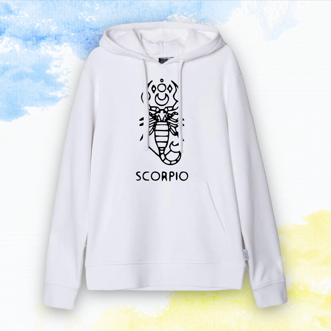 Худи "Знак зодиака" Скорпион - Белый - XS