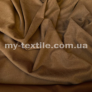 Тканина Замша діагональна Карамельний