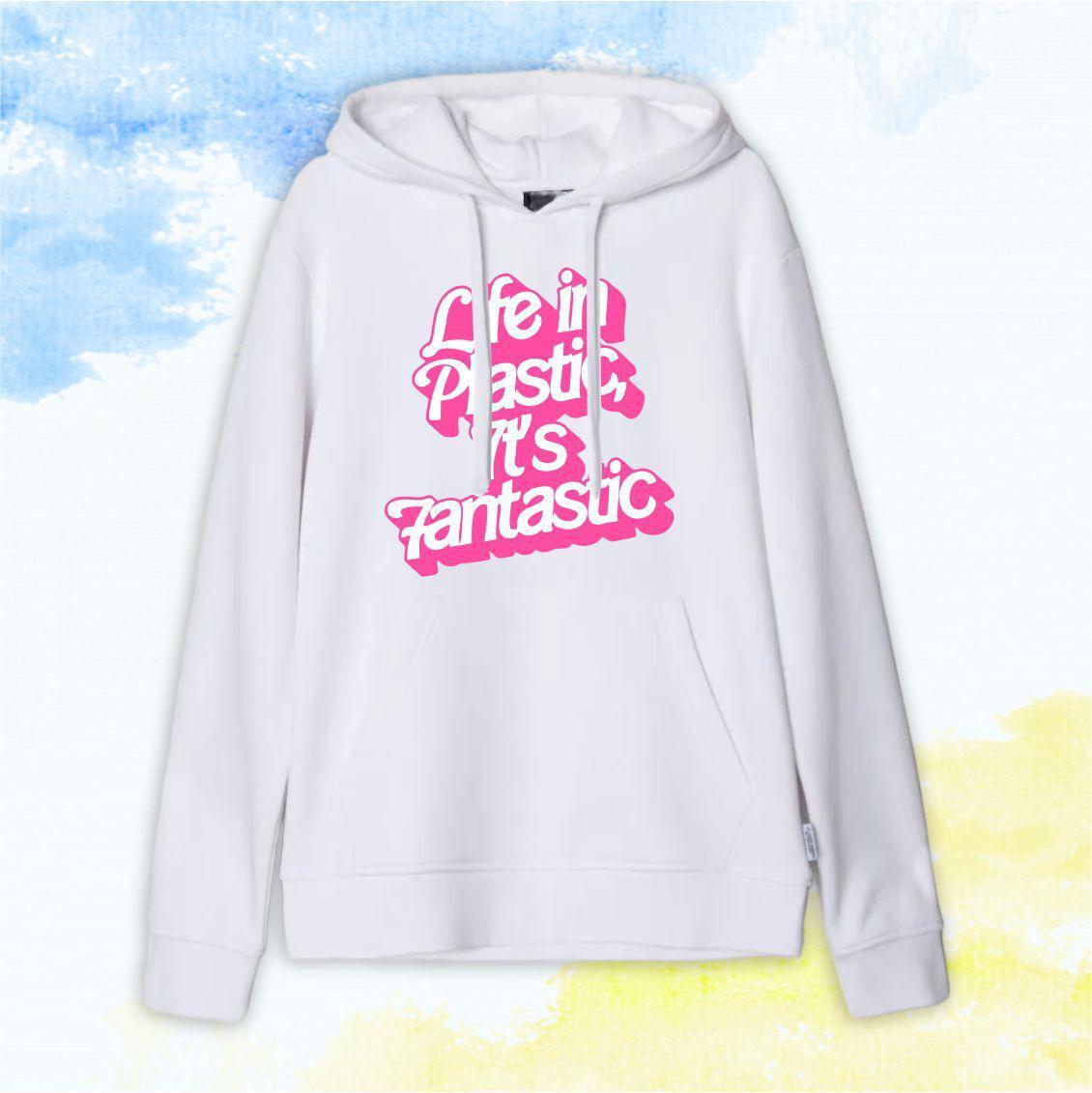 Худи "Barbie Style" Life in plastic - Белый - XS
