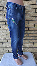 Джинси демісезонні жіночі коттонові стрейчеві, є великі розміри FANGSIDA, фото 4