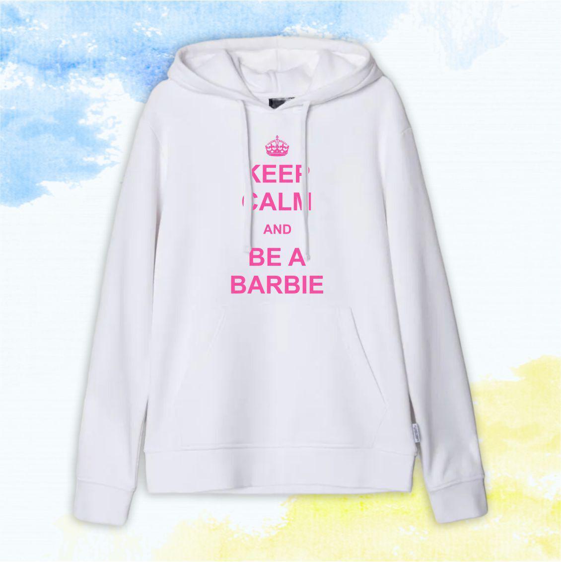 Худи "Barbie Style" Keep calm - Белый - XS