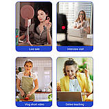 Бездротовий петличний мікрофон К8 з шумопоглинанням для відеозйомки з ресивером iPhone/TypeC, фото 8