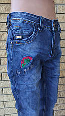 Джинси демісезонні жіночі коттонові стрейчеві, є великі розміри FANGSIDA, фото 5