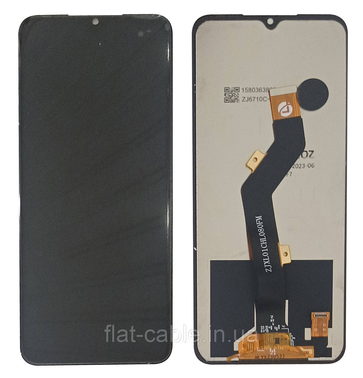 Дисплей + сенсор TECNO Spark 7p Чорний CHINA SERVICE PACK org