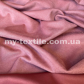 Тканина Замша діагональна Пудра