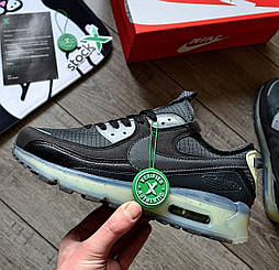 Чоловічі кросівки Nike Air Max 90 Terrascape 'Black Lime' весна-осінь. Живе фото. Аїр макс 90, Еір макс