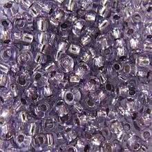 Бісер Preciosa10, 5 г, 78122, сольгель зі срібною серединкою, фіолетовий