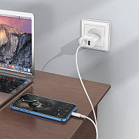 Быстрая зарядка для iPhone, iPad 20W премиум качества с кабелем Lightning в комплекте