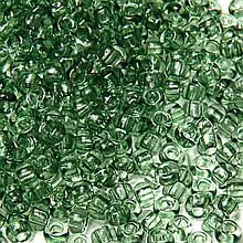 Бісер Preciosa10, 5 г, 01163, сольгель фарбований кришталь, зелений