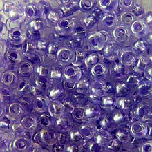 Бісер Preciosa10, 5 г, 38928, прозорий фарбований із середини, фіолетовий