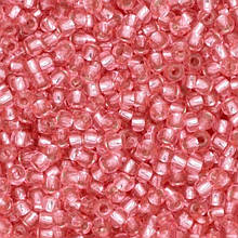 Бісер Preciosa10, 5 г, 78191, сольгель зі срібною серединкою, рожевий
