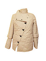 Куртка жіноча демісезонна косуха на кнопках великі розміри