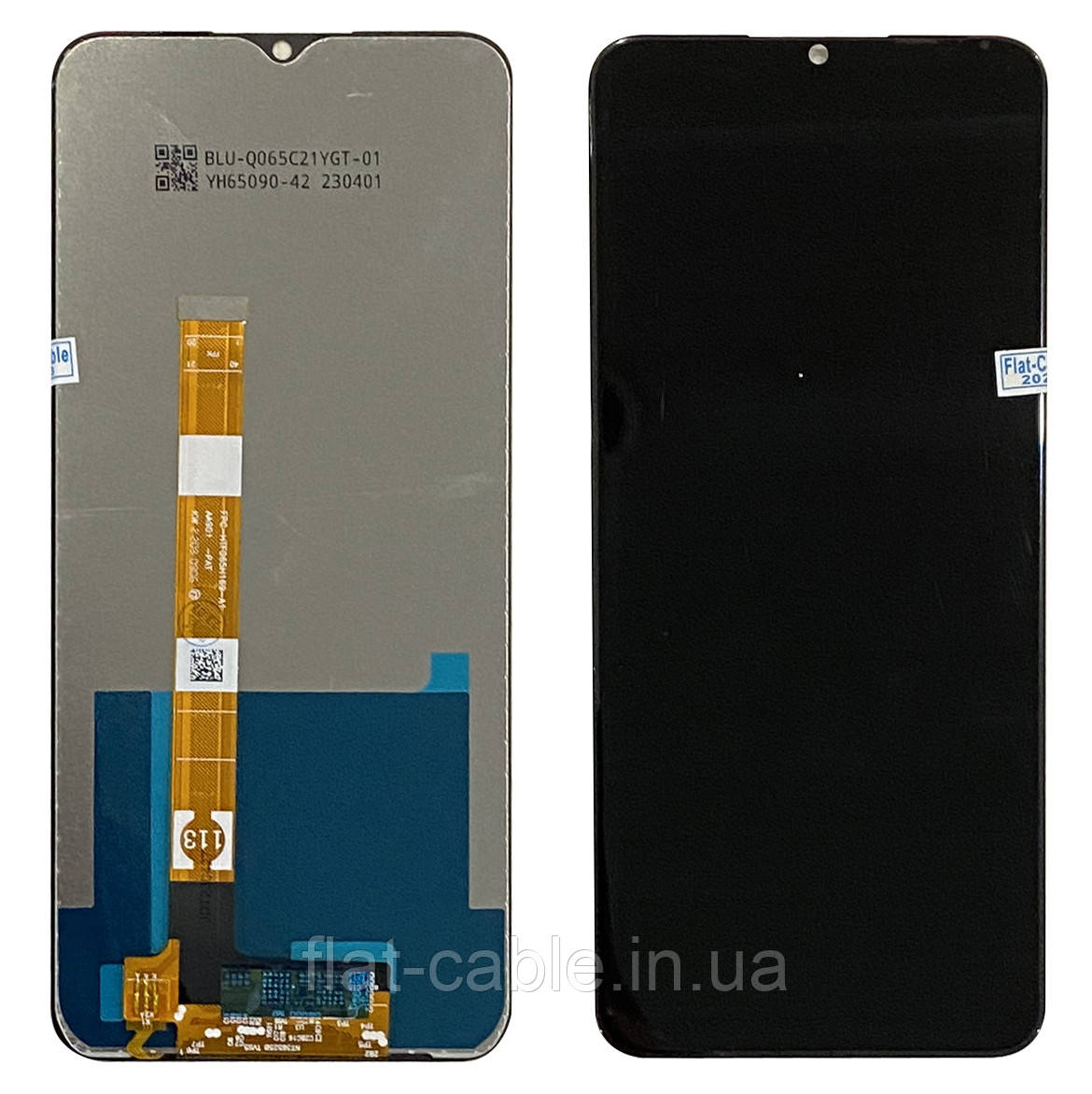 Дисплей + сенсор Oppo A16, Realme C25, Realme C25s, Narzo 50A Черный