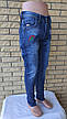 Джинси демісезонні жіночі коттонові стрейчеві, є великі розміри FANGSIDA, фото 10