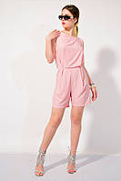 Комбинезон из шортами и кружевной спинкой