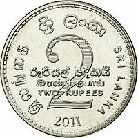 Шрі-Ланка 2 рупії, 2005-2011 (БУ)