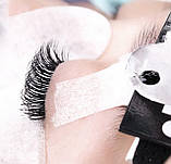 Скотч-стрічка (2.5см) для нарощування, ламінування та корекції вій - паперова біла М, фото 6