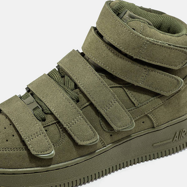 Nike air force 1 high top olive green sales