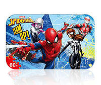 Пазл Людина-павук 24х15 см, Головоломка-пазл Spiderman у металевій коробці, Пазл Спайдермен